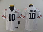 Youth Nike Bears 10 Mitchell Trubisky White 2019 100th Season Alternate Classic Vapor Untouchable Limited Jersey,baseball caps,new era cap wholesale,wholesale hats